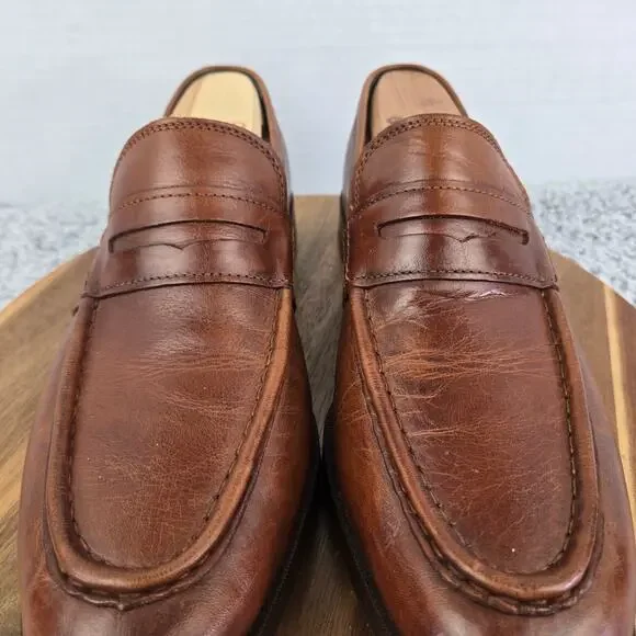 Cole Haan Mens 9.5M Jefferson Grand Brown Leather Casual Lifestyle Penny Loafer - Picture 7 of 13